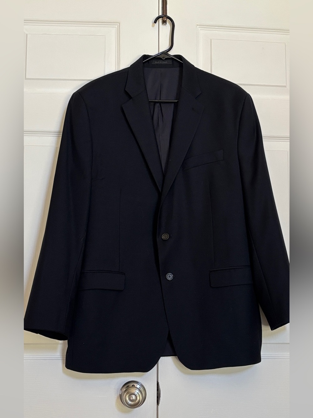 Lauren Ralph Lauren Men’s Blazer 44R Black 100% Wool Made in Canada